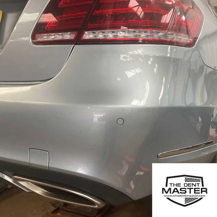 Mercedes-Benz bumper repair — after
