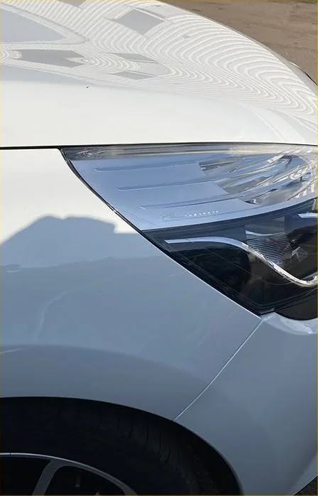 Renault bonnet repair — after