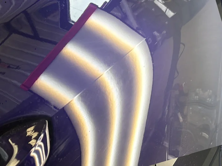 Volkswagen dent repair — after